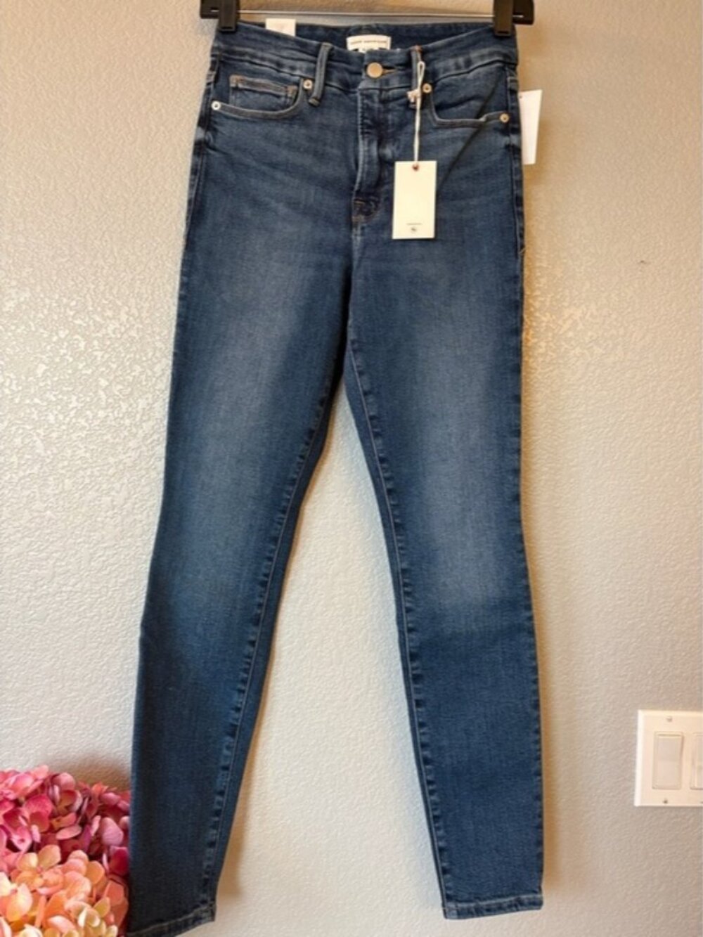 Good American Indigo Skinny Jeans